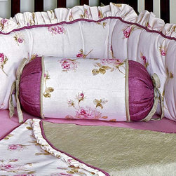 Princess Rose Neckroll Pillow by Bebe Chic - Decorative Pillows