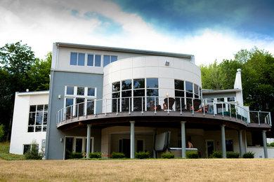 Example of a trendy exterior home design in Other