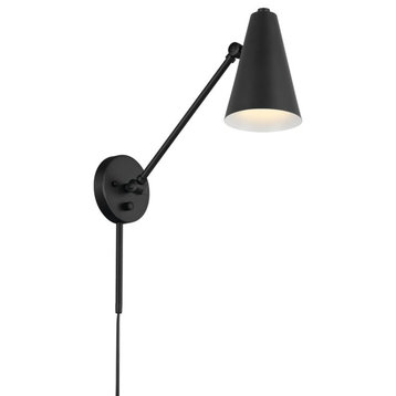Sylvia 9" Wall Sconce in Black