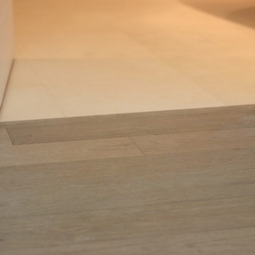 Hardwood transitions mouldings and stripes (to tile, carpet, vinyl etc)