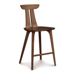 Estelle Walnut Counter Stool - Bar Stools And Counter Stools