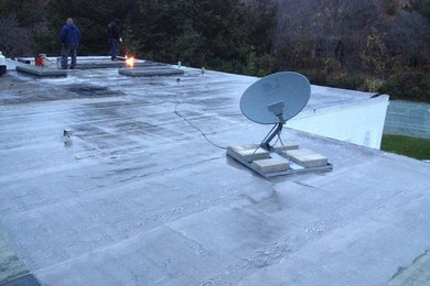 Flat Rubber Roof, Torch Down Roof