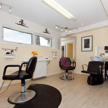 In Home Hair Salon Basement Development