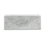 Baseboard Carrara Marble Trim Tile Venato Carrera Bianco Honed 5x12, 1 piece