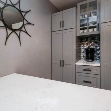 New Bedford Kitchen featuring Quantra Bianco Venatino Quartz