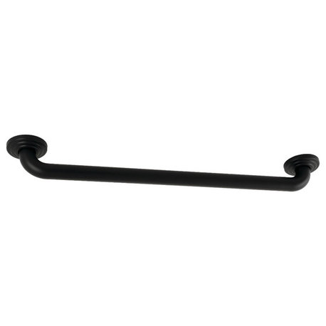 Kingston Brass DR314240 Restoration 24" Grab Bar, Matte Black