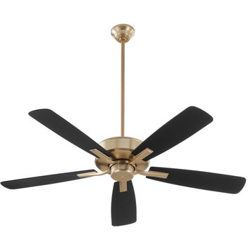 Ovation 52 in. Indoor Ceiling Fan, Aged Brass
