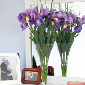 Purple Irises Arrangement