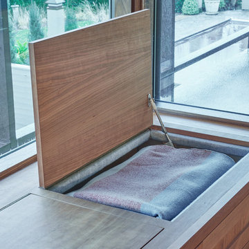 Magnolia Window Bench and Cabinetry