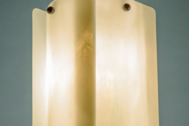 Frosty Curl Pendant Light Shade