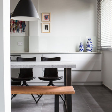 A modern open kitchen