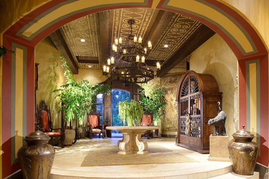 Entryway - mediterranean entryway idea in Los Angeles
