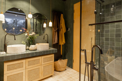 Natural Boho Style Bathroom