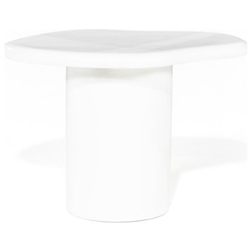 White Organic Side Table, By-Boo Seki