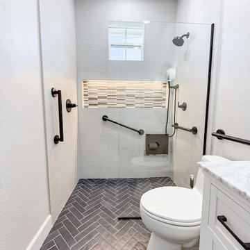 Timeless Universal Design Bathroom Remodel