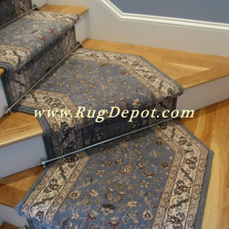 Dynamic Brillant Kashan Blue - Carpet Tiles