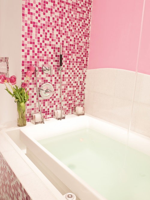Pink Glitter Bathroom
