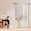 Sliding Glass Door With Designs ALU100, 24"x84"