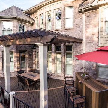 Gorgeous Dark Wood Custom Deck/Exterior Work