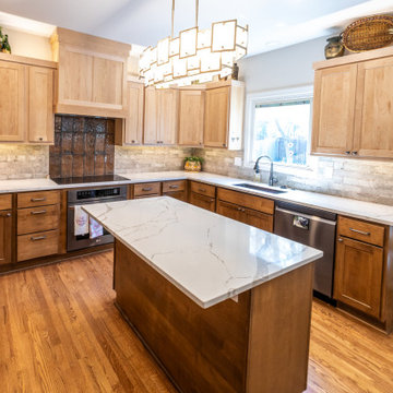 Olathe Kitchen Remodel with Powder Bath + Laundry Room Transformation