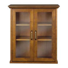 50 Most Por Oak Medicine Cabinets For 2018 Houzz Elegant Home Fashions Avery 2 Door Wall Cabinet In Oil Oak