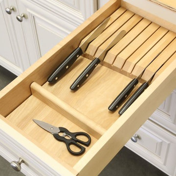 Cabinets To Go Kitchen Accessories: Knife and Silverware Storage