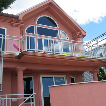 Glass rails