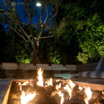 Concrete Fire Pit Coffee Table