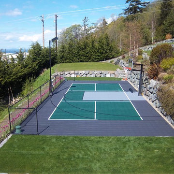 Backyard Multi-Purpose Game Court