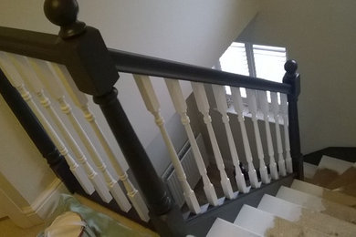 This is an example of a staircase in Cambridgeshire.