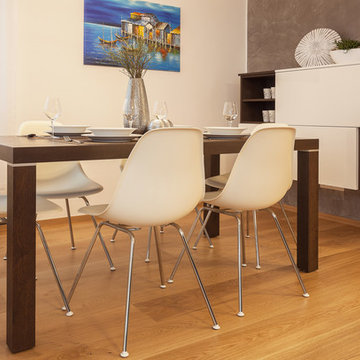 Contemporary interior with Hanák furniture