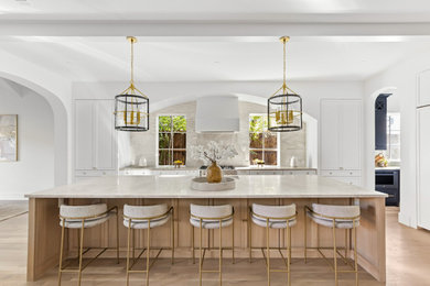 Inspiration for a coastal kitchen remodel in Dallas