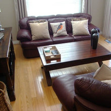 maroon couch