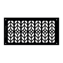 Matt Black Wall Register