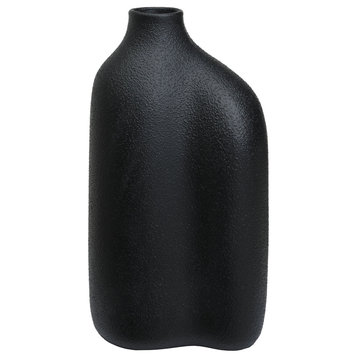 Challenger Textured Black Vase