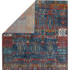 Vibe By Jaipur Living Miron Trellis Area Rug, Blue/Red, 7'6"x9'6"