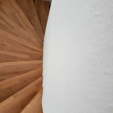 Treppe auf Stahlunterkonstruktion