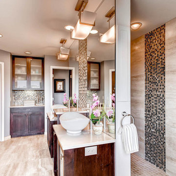 Clever Features and Functional Design for a Large Master Bath