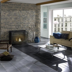 Chantico Line Anthracite Bioethanol Fireplace - Indoor Fireplaces