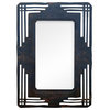 Wrought Iron Mission Style 36" Wall Mirror