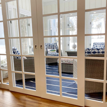 French Doors to Sunroom