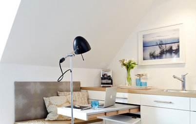 Jobba hemma: 9 tips för att få plats med ett skrivbord i omöjliga rum