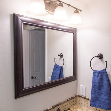 Orange Bathroom