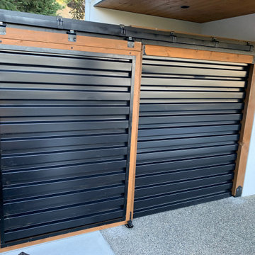 Corrugated Metal Fence
