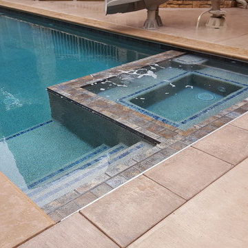 Concrete Pool And Spa In Branson West Missouri