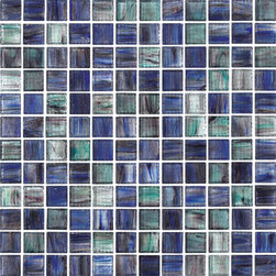 Watercolor Glass - Cerulean - Tile