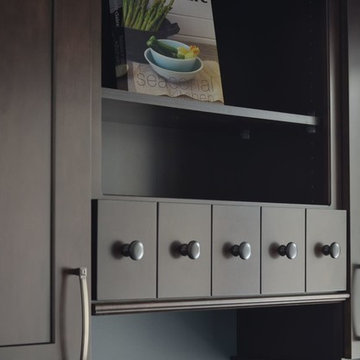 Message Center in Kitchen