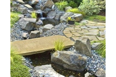 This is an example of an asian garden in Portland.