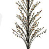 6' LED Lighted Halloween Cascade Twig Tree Outdoor Yard Art Decoration, Orange
