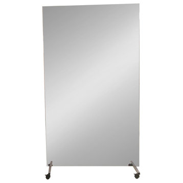 LiteMirror, Shatterproof Portable Mirror with Rolling Stand